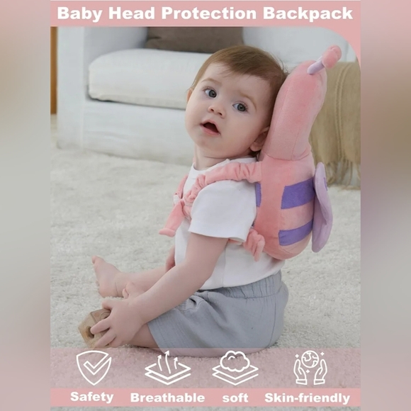 Baby Head Protector Backpack with Safety, Toddler - Picture 2 of 7